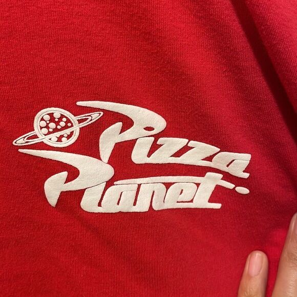 DISNEY Toy Story Pizza Planet Woman’s Small sweatshirt - Picture 3 of 10